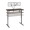 Bestar Bestar Upstand 48W x 24D Standing Desk with Dual Monitor Arm in antigua 175860-000052 - alternate 2
